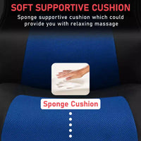 BestMassage Chaise de jeu Chaise de bureau avec soutien lombaire Hauteur réglable Cuir PU Chaise de direction pour femmes, hommes et adultes
