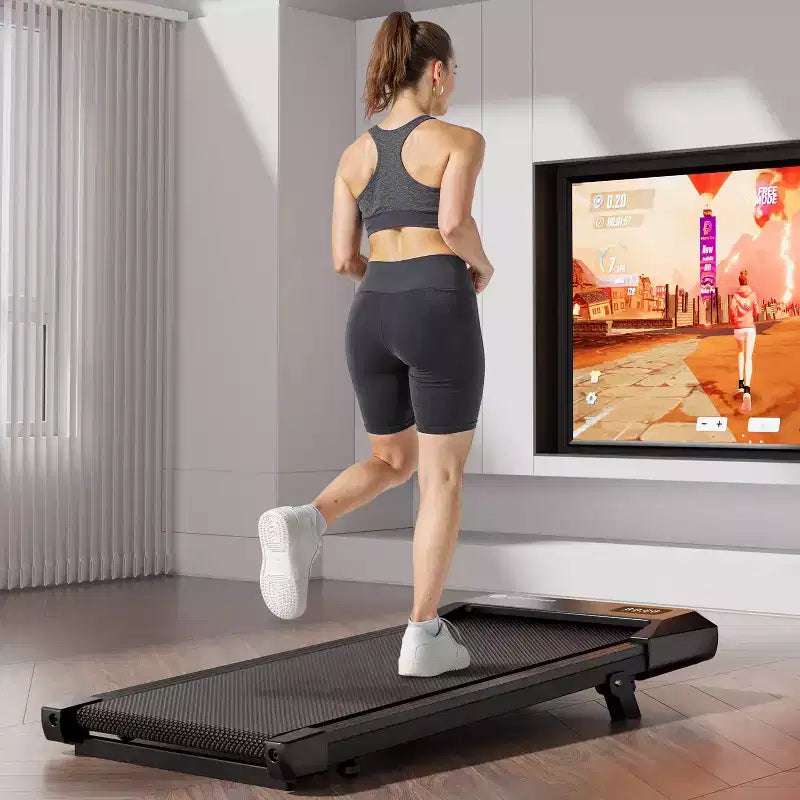 DeerRun Q2 Urban Plus Tapis de marche compact à inclinaison 7%, tapis de course pour la maison et le bureau, moteur silencieux