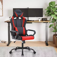 Chaise de bureau de jeu BestMassage Chaise de bureau Chaise d'ordinateur avec accoudoirs Support lombaire pivotant à 360° Chaise de direction pour adultes