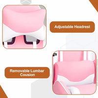 Chaise gaming de course BestMassage, chaise de bureau de massage à fonction massage, soutien lombaire, cuir PU, pour adultes