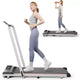 Tapis de course pliable 2-en-1 DeerRun A6 Plus 2026 Slim avec inclinaison de 5 %, Bluetooth et télécommande, 136 kg