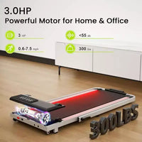 Tapis de course pliable 2-en-1 DeerRun A6 Plus 2026 Slim avec inclinaison de 5 %, Bluetooth et télécommande, 136 kg