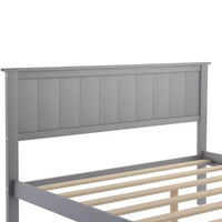 Lit plateforme Whisen Wood deux places avec tiroir de rangement