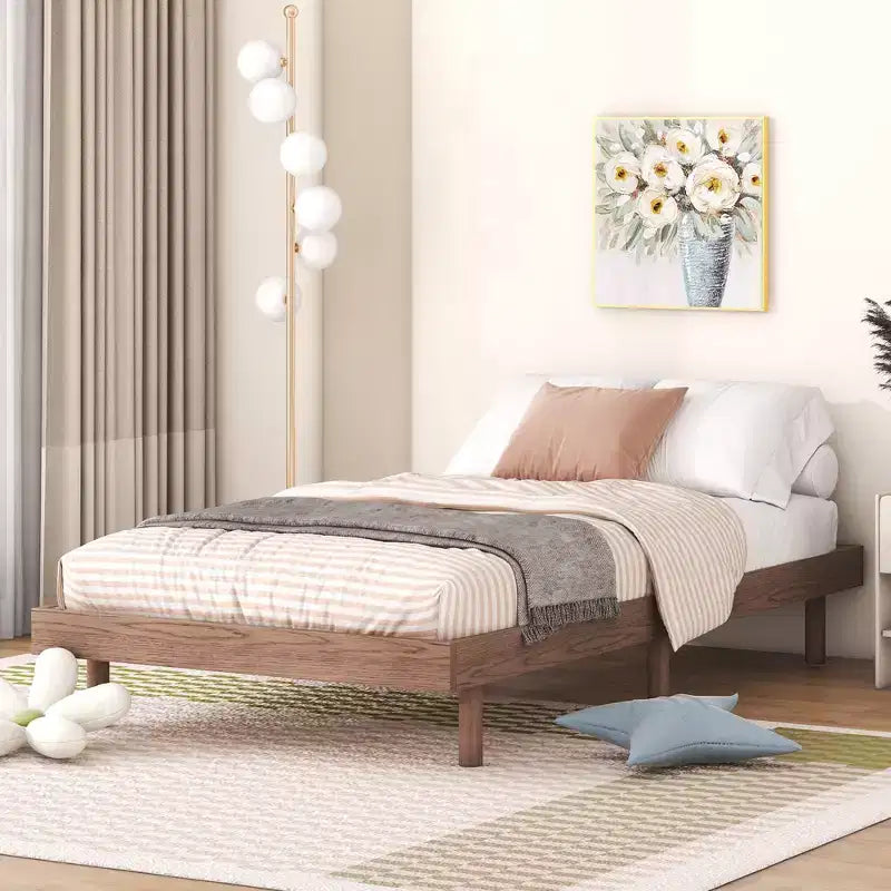 Cadre de lit plateforme flottant Whisen au design moderne