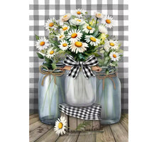 Briarwood Lane Drapeau de maison de printemps 40x28 pour extérieur, jarres de style ferme