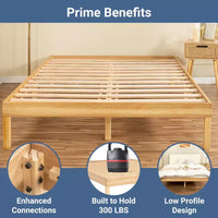 Lit plateforme en bois massif Home Imports Emporium