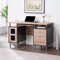 Bureau de secrétariat Home Imports Emporium avec caisson de classement à 3 tiroirs