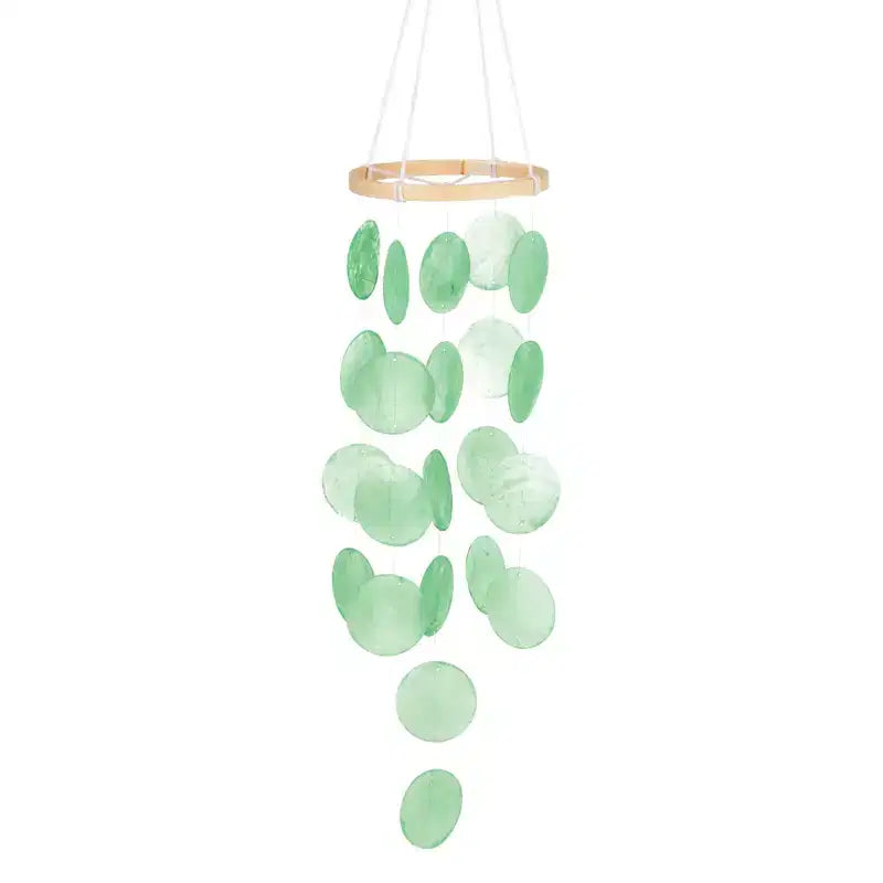 Carillons éoliens durables en coquillage d'inspiration côtière - 1 pièce