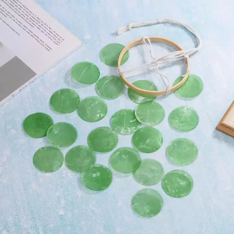 Carillons éoliens durables en coquillage d'inspiration côtière - 1 pièce