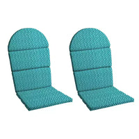 ARDEN Coussin Adirondack en mousse pour extérieur, lot de 2, 21,5 x 19, hydrofuge, resistant à la decoloration, coussin en mousse pour chaises Adirondack 21,5 x 19