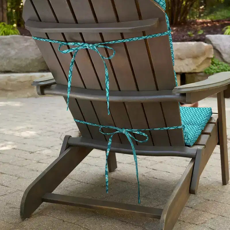ARDEN Coussin Adirondack en mousse pour extérieur, lot de 2, 21,5 x 19, hydrofuge, resistant à la decoloration, coussin en mousse pour chaises Adirondack 21,5 x 19