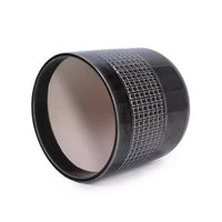 MAYEERTY Pot de fleurs en ceramique 3 pièces, jardinière moderne noire pour patio, jardin et rebords de fenêtre