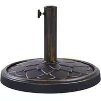 Pied de parasol Yaheetech robuste avec motif pétales de fleurs