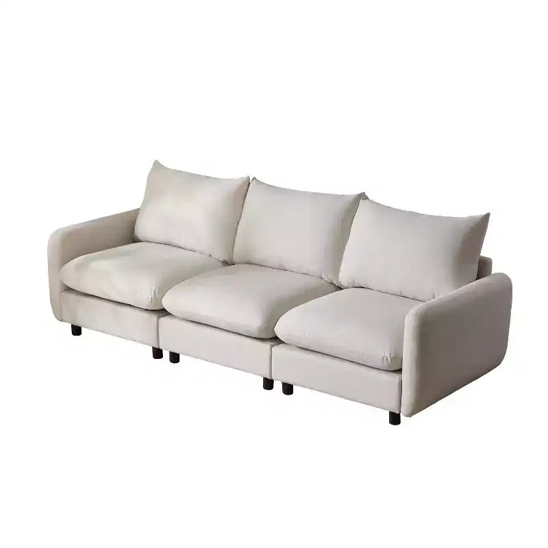 Christopher Knight Home Acker 99.5 canapé sectionnel rembourré moderne 3 places, blanc