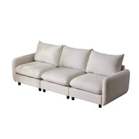 Christopher Knight Home Acker 99.5 canapé sectionnel rembourré moderne 3 places, blanc