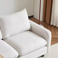 Christopher Knight Home Acker 99.5 canapé sectionnel rembourré moderne 3 places, blanc