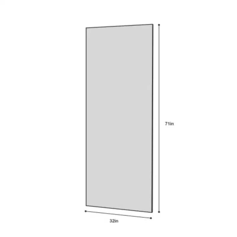 Miroir mural/à poser : haute définition, incassable - idéal pour chambre, salon, couloir