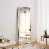 Miroir mural/à poser : haute définition, incassable - idéal pour chambre, salon, couloir
