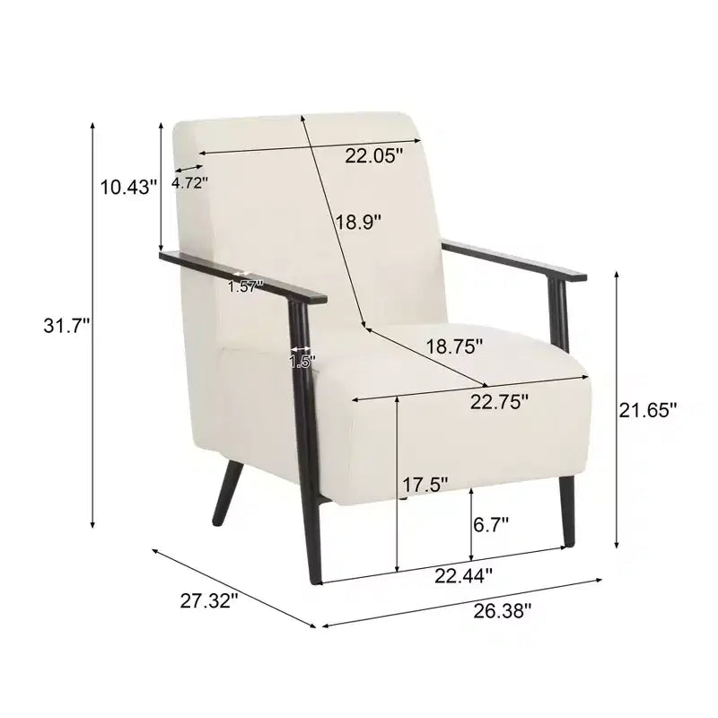 Christopher Knight Home Arnold fauteuil club moderne rembourré en fer (lot de 2)
