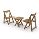 GDFStudio Matt Ensemble bistro pliable 3 pièces en polystyrène haute résistance