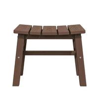 Hyleory HDPE Ottoman portable, tabouret d'extérieur ergonomique incurvé