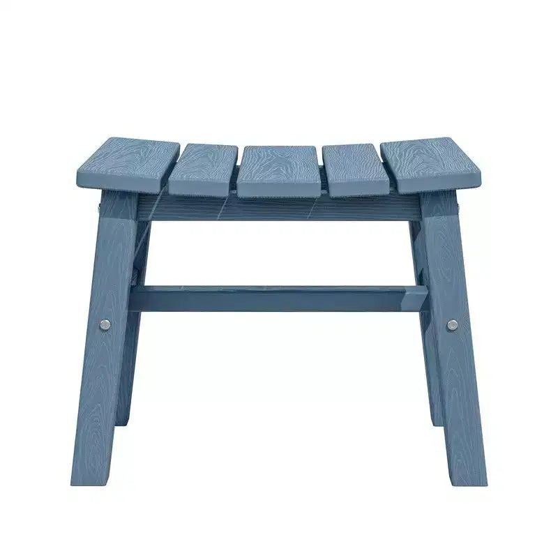 Hyleory HDPE Ottoman portable, tabouret d'extérieur ergonomique incurvé