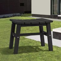 Hyleory HDPE Ottoman portable, tabouret d'extérieur ergonomique incurvé