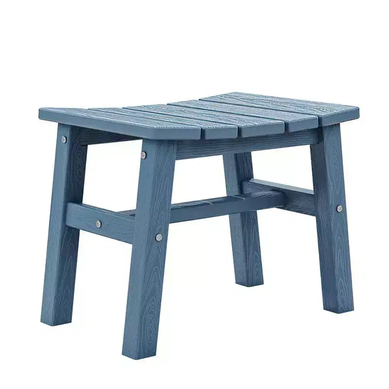 Hyleory HDPE Ottoman portable, tabouret d'extérieur ergonomique incurvé