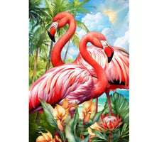 Briarwood Lane Drapeau de jardin d'été 12x18 pour l'extérieur, paire de flamants roses For Summer