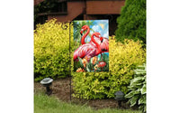 Briarwood Lane Drapeau de jardin d'été 12x18 pour l'extérieur, paire de flamants roses For Summer