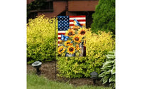 Briarwood Lane Drapeau de jardin d'été 12x18 pour l'extérieur style champêtre américain pour les drapeaux de jardin d'été pour l'extérieur