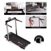 DeerRun Z10 Pro Tapis roulant pliable intelligent 2-en-1 0.6-3.8 MPH inclinaison automatique 12% tapis de marche
