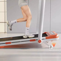 DeerRun Z10 Pro Tapis roulant pliable intelligent 2-en-1 0.6-3.8 MPH inclinaison automatique 12% tapis de marche