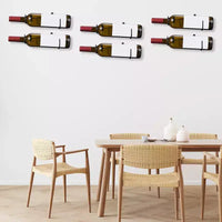 Lot de 12 étagères murales porte-bouteilles en spirale en métal Unique Bargains
