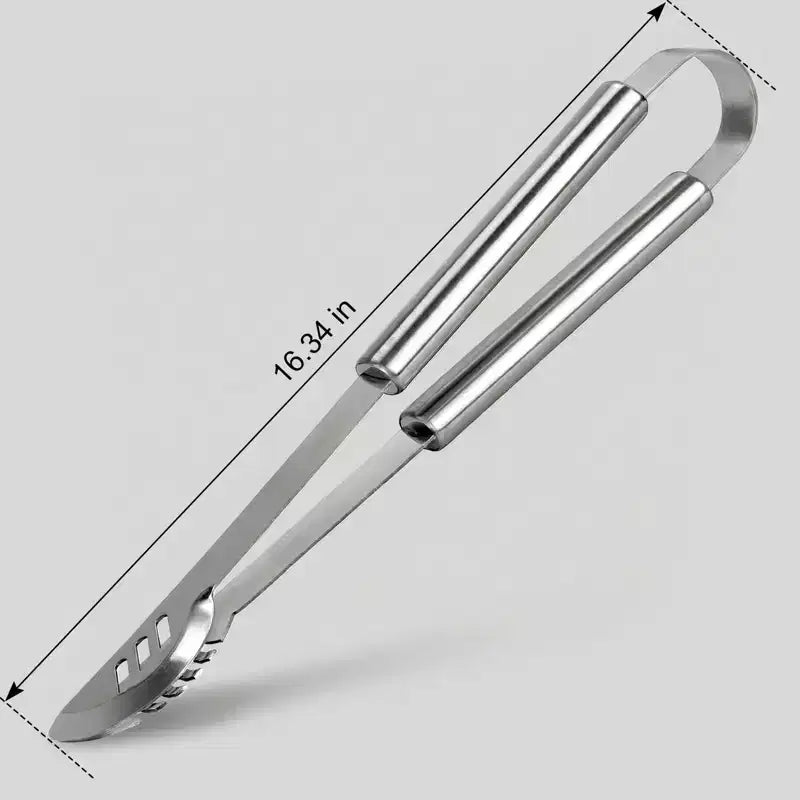 R.W.FLAME Ensemble d'ustensiles de grillade 6 pièces, accessoires et outils de barbecue en acier inoxydable avec sac de rangement, spatule, pinces, couteau à barbecue et brosse de nettoyage pour le camping