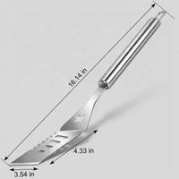 R.W.FLAME Ensemble d'ustensiles de grillade 6 pièces, accessoires et outils de barbecue en acier inoxydable avec sac de rangement, spatule, pinces, couteau à barbecue et brosse de nettoyage pour le camping