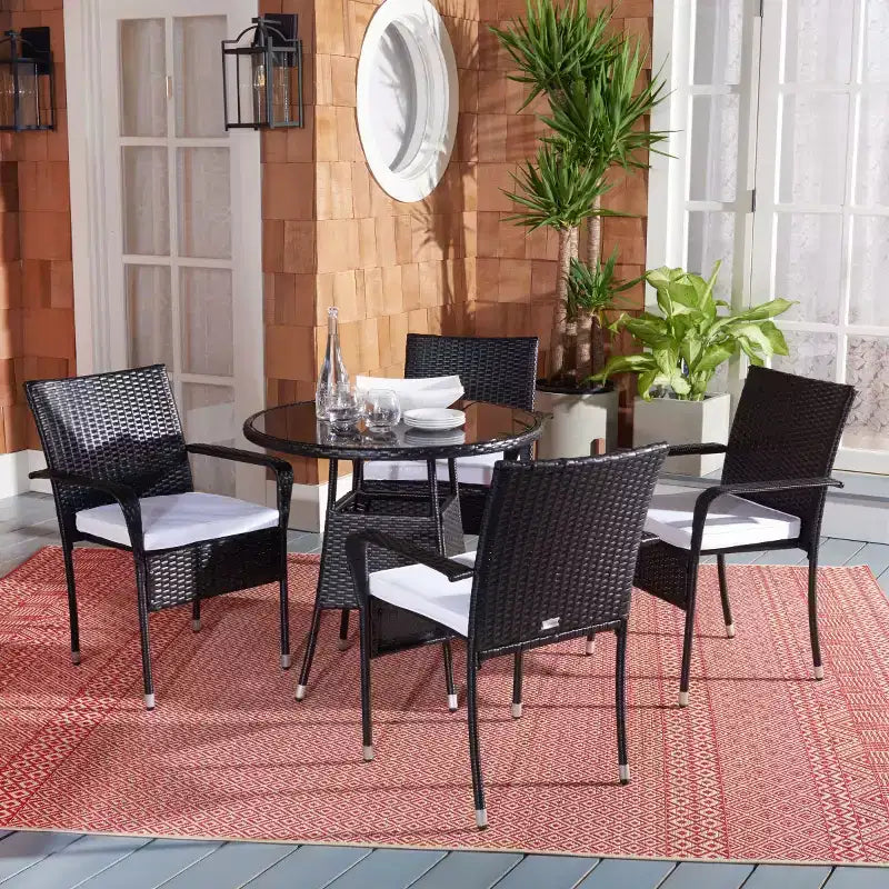 Ensemble de salle à manger 5 pièces Laina - Intérieur/Extérieur - PAT7703 - Safavieh