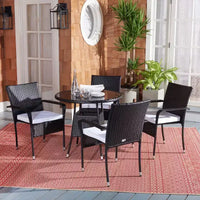 Ensemble de salle à manger 5 pièces Laina - Intérieur/Extérieur - PAT7703 - Safavieh