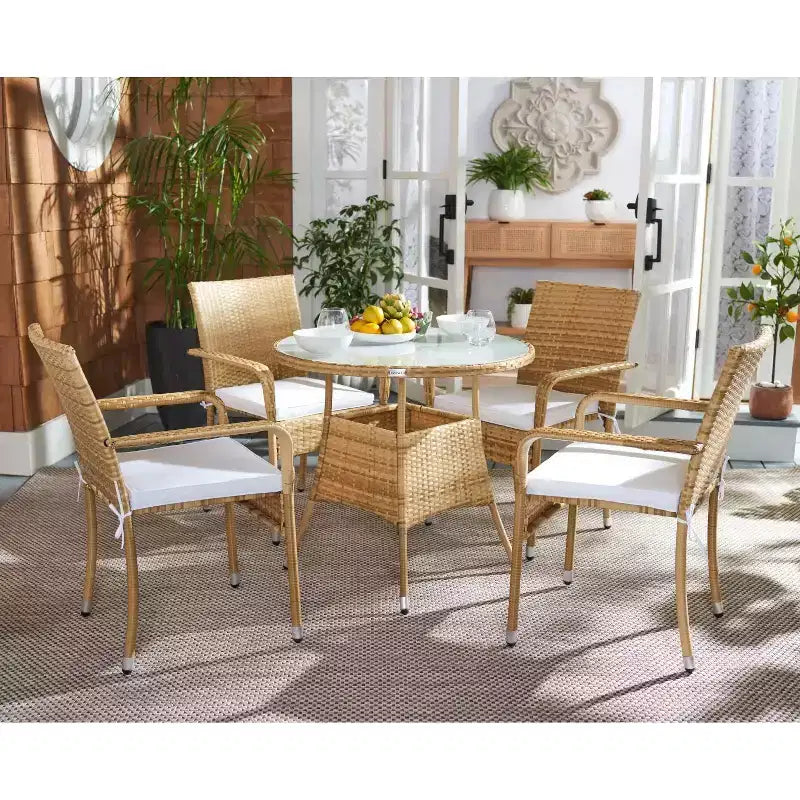 Ensemble de salle à manger 5 pièces Laina - Intérieur/Extérieur - PAT7703 - Safavieh