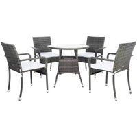 Ensemble de salle à manger 5 pièces Laina - Intérieur/Extérieur - PAT7703 - Safavieh