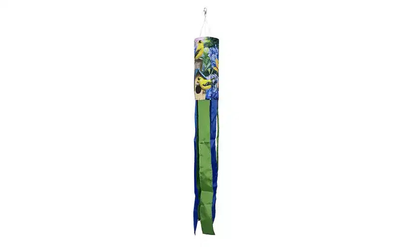 Briarwood Lane Chardonnerets et Hortensia Printemps Manche à Air Tourbillon Vent 40x6 Pour Spinner Vent Printemps