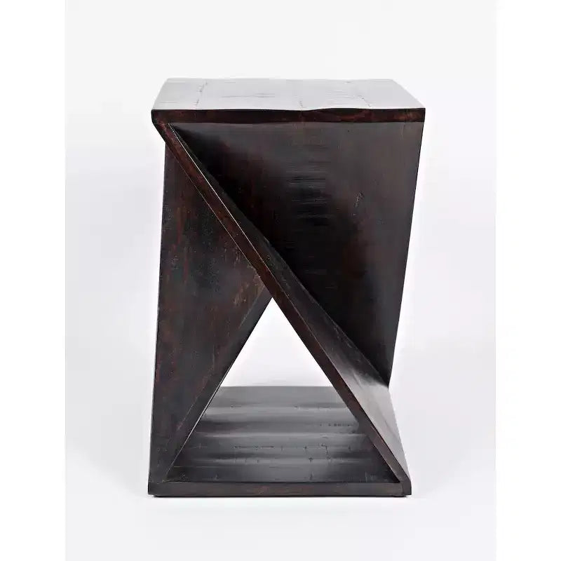 Jofran, Table Jasper moderne en manguier massif avec angles - Marron