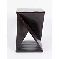Jofran, Table Jasper moderne en manguier massif avec angles - Marron