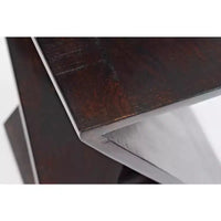 Jofran, Table Jasper moderne en manguier massif avec angles - Marron