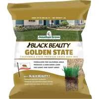 Jonathan Green Black Beauty Golden State Semences de gazon de saison fraîche de Californie, 1 lb