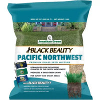 Mélange de semences de gazon Jonathan Green Black Beauty Pacifique Nord-Ouest