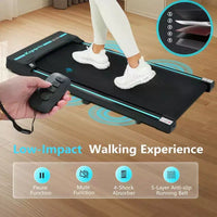 Ksports Tapis de marche classique sous le bureau avec roues et télécommande, 2,5 CV