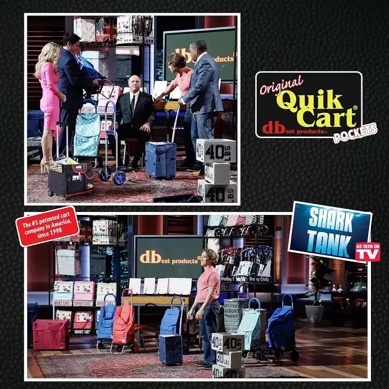 dbest products Quik Cart Pockets Bundle caisse roulante de sport