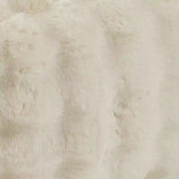 Pouf en fausse fourrure pelucheuse Bubble Saro Lifestyle