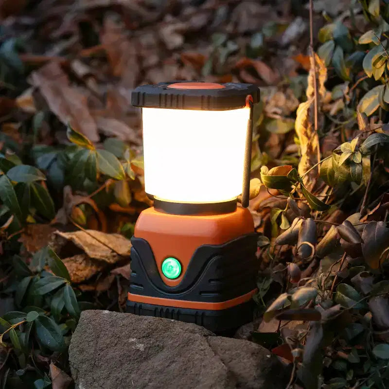 Lanterne de camping LED ultra-lumineuse 1000LM, alimentée par batterie, 4 modes d'éclairage, résistante à l'eau avec crochet de suspension et longue autonomie